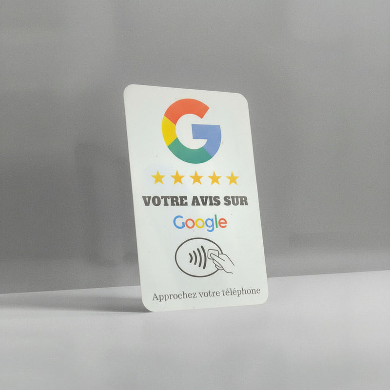 Carte NFC Avis Google